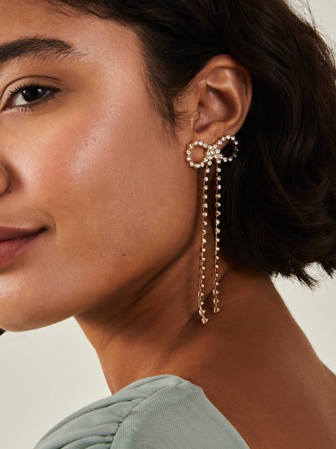 Accessorize London Crystal Drop Earrings-picture-35