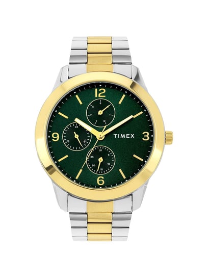 Timex Trendline Round 45mm Green Dial Analog Men Watch - TWEG18525