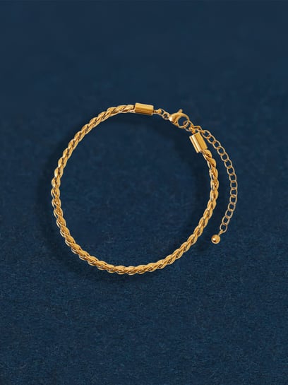 Buy Accessorize London Gold-Plated Chain Bracelet at Best Price