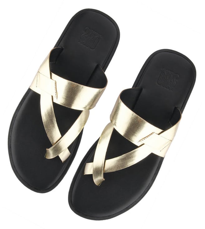 Buy Genoa Gold Slippers For Men Online Tata CLiQ Luxury