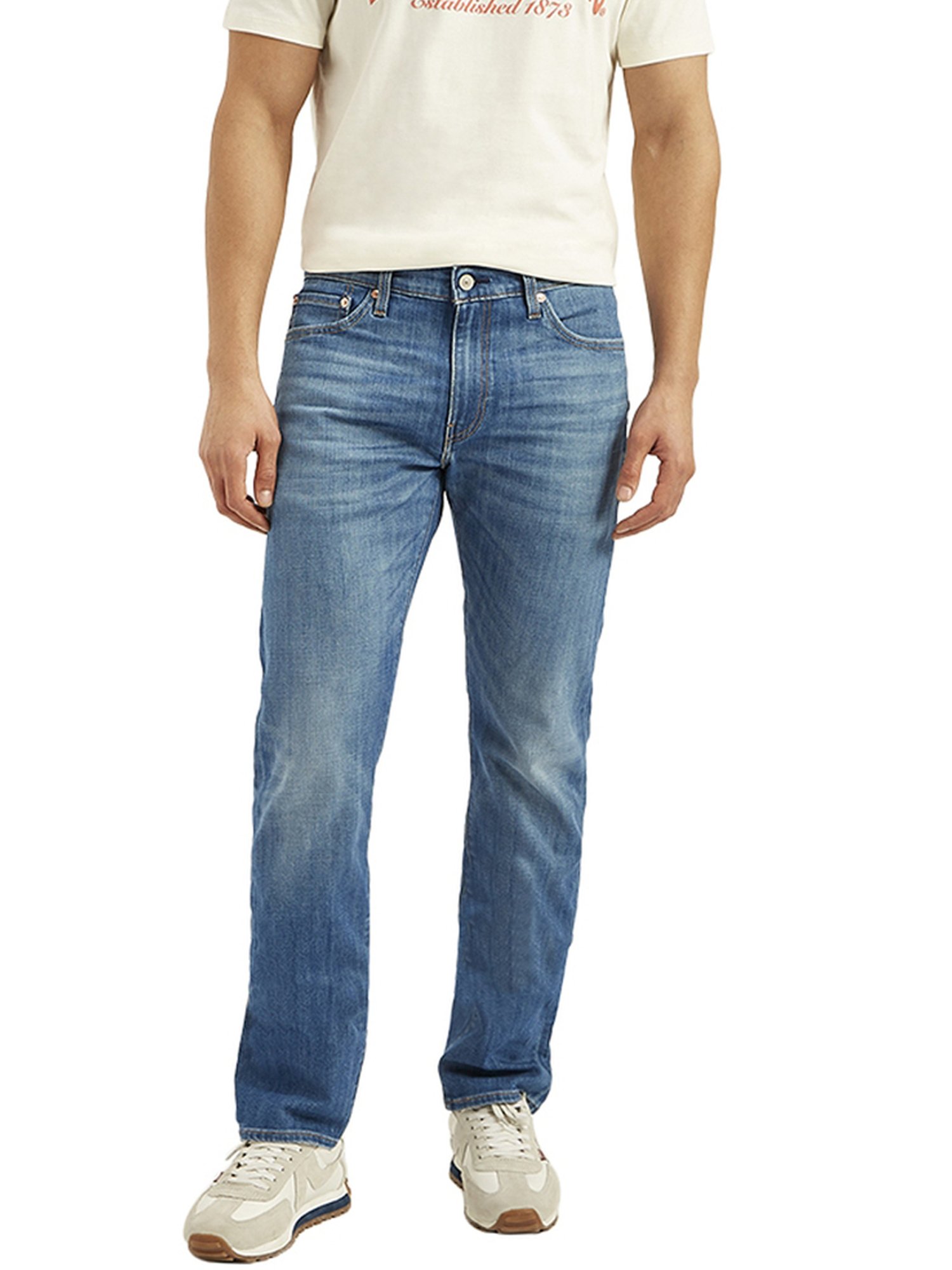 Men's 511 Blue Slim Fit Mid Rise Jeans