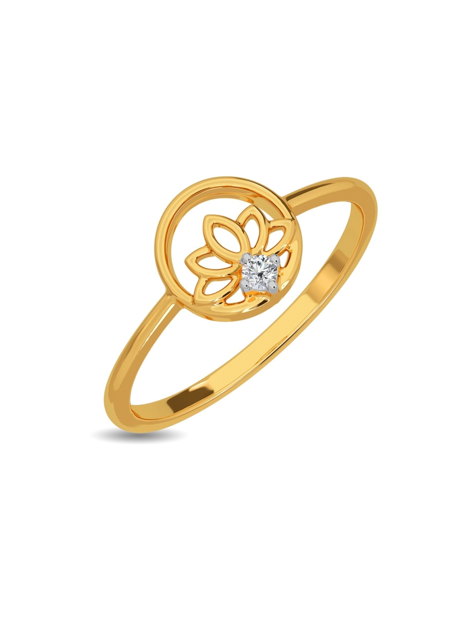 アクセサリー 18K Women's Ring Buy Kisna Jewellery Cassidy for her Diamond & Gold Ring For Women
