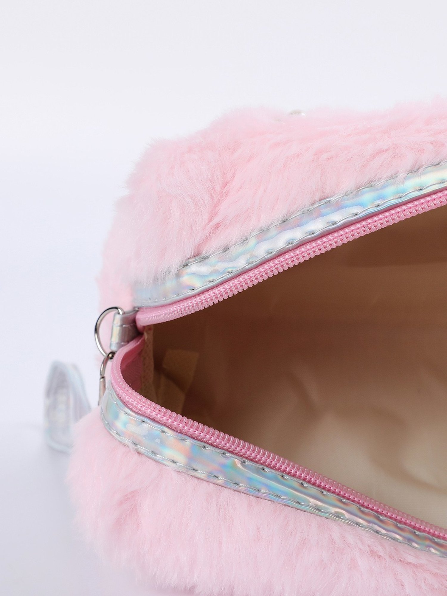 Ginger by Lifestyle Pink Fur Pouch