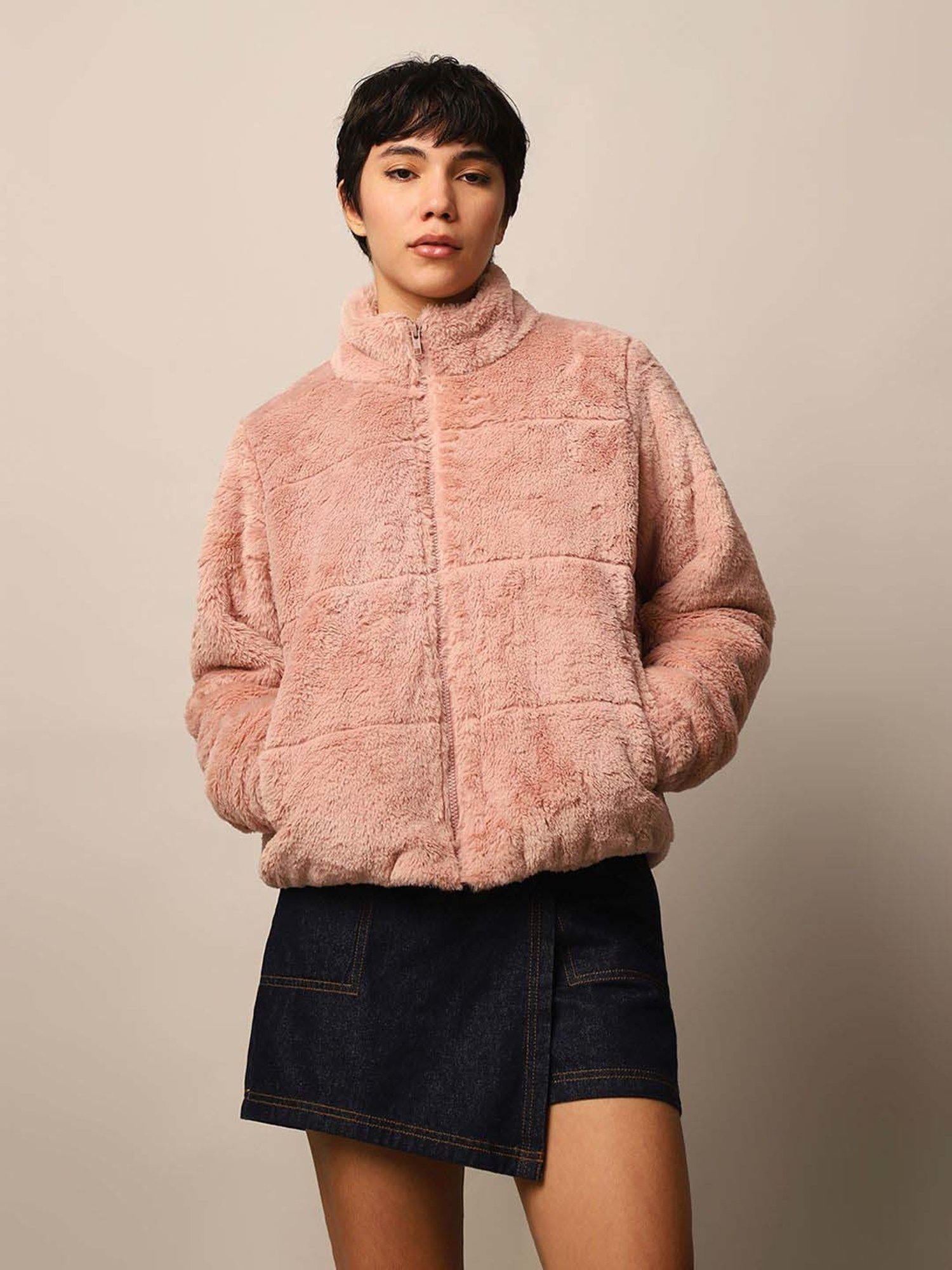 ジャケット・アウター peachskin short jk nudepink PELLICURE MP000000025313357_1348Wx2000H_