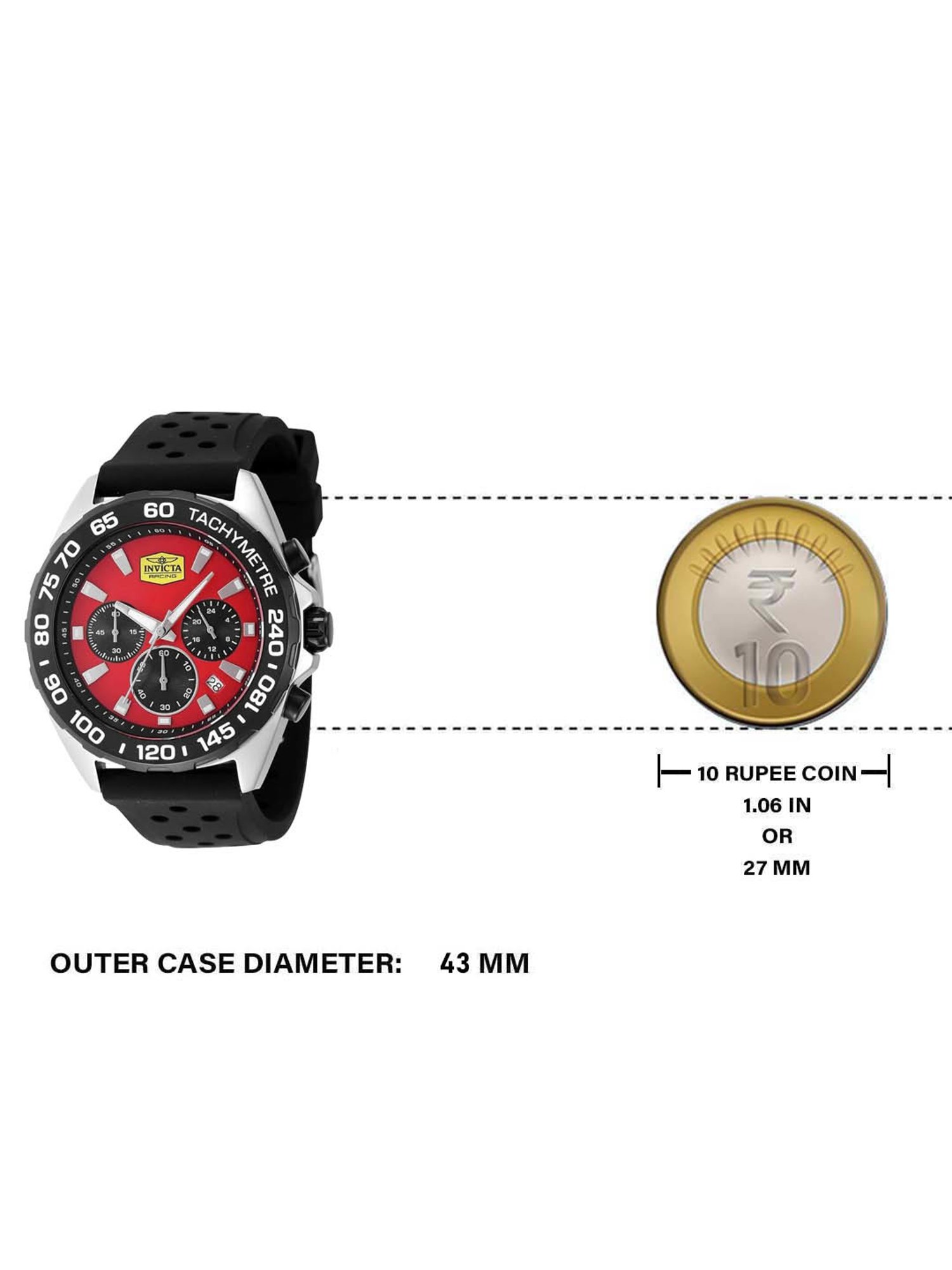 Invicta Racing 47772 Orologio da Uomo - Movimento Quarzo