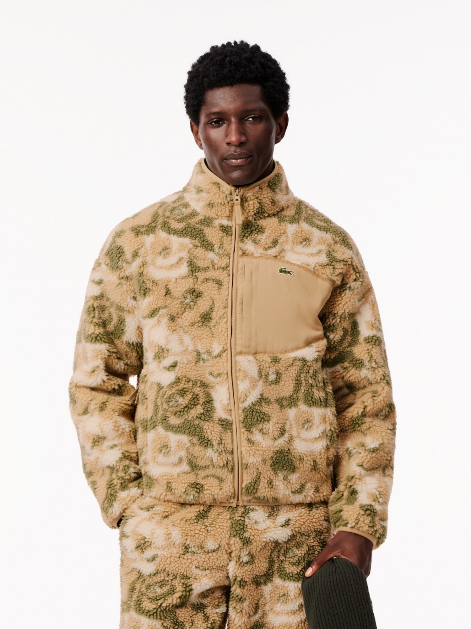 Lacoste Multi Loose Fit Floral Print Jacket