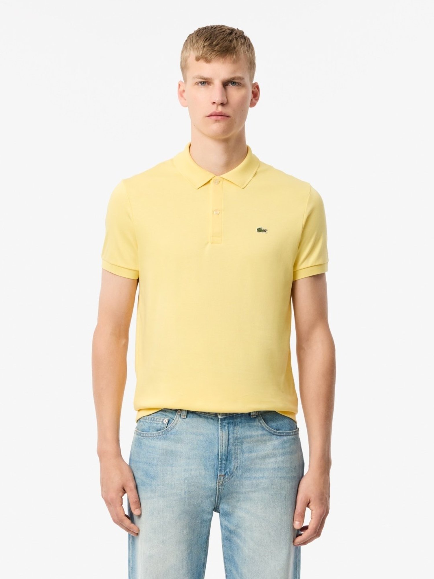 Lacoste Yellow Regular Fit Polo T-Shirt