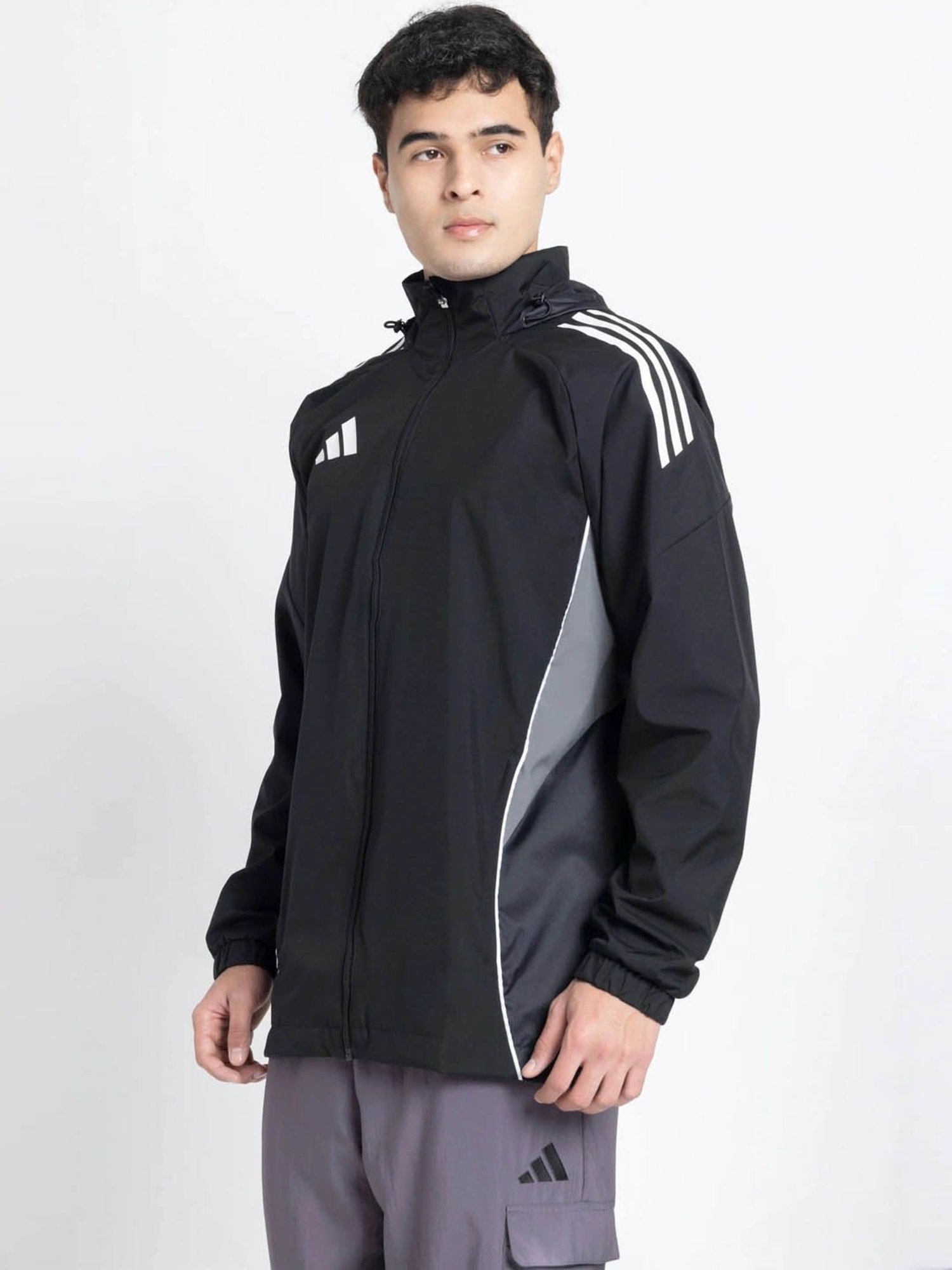Buy adidas Black TIRO25C AW Jacket for Men Online @ Tata CLiQ Luxury