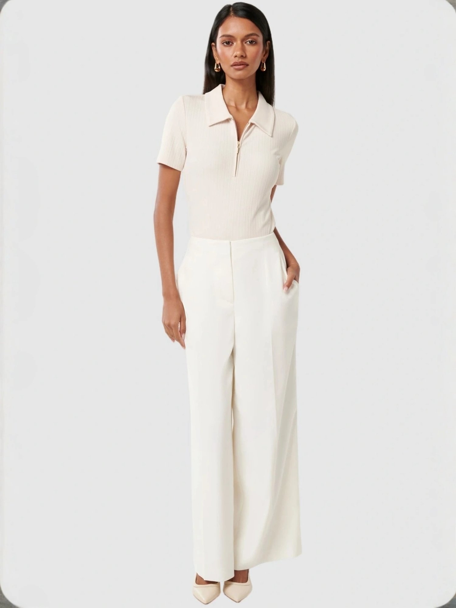 Forever New Frieda Petite High Waist Wide Leg Pant