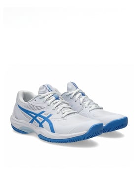 Buy Asics Women's GAME FF White & Blue Coast Tennis Shoes for