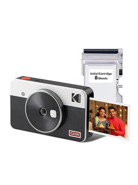 KODAK Mini Shot 2 Retro 4Pass 2in1 ホワイト Amazon.com: KODAK Mini Shot 2 Retro 4PASS 2-in-1 Instant