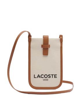 Lacoste【☆ Heritage Canvas Smartphone Holder】 Buy Lacoste Brown Heritage Canvas Smartphone Holder Online