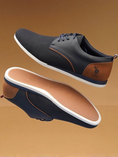 Polo Men's DARRYL Navy Derby Shoes