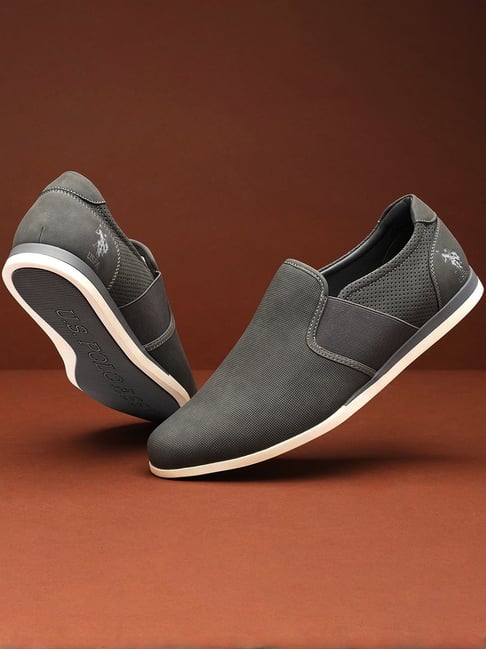 Polo Men's SERGIO Grey Casual Loafers