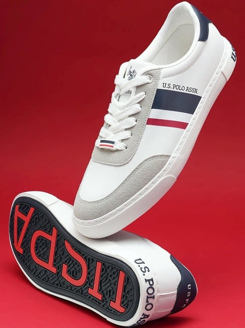 Buy Polo Men's KRISTER Off White Casual Sneakers for