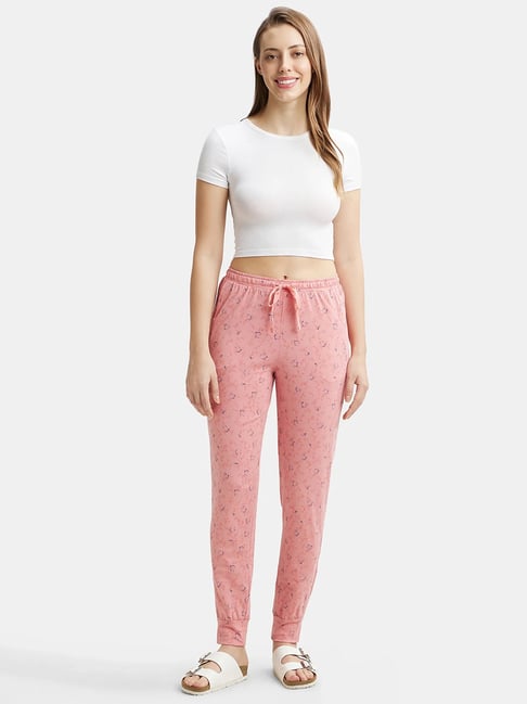 Buy Jockey Pink Printed Lounge Pants for Women's Online @ Tata CLiQ