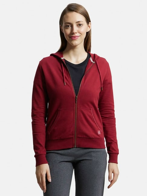 Buy Jockey Red Hoodie for Women's Online Tata CLiQ