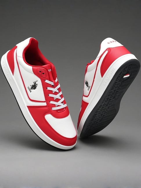 Buy Polo Men's ETRO Red Casual Sneakers for Men at Best