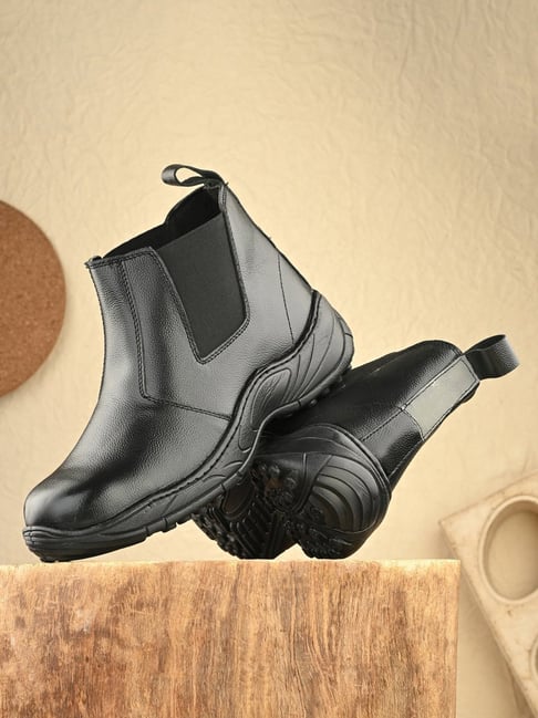 Eego Italy Men's Black Chelsea Boots