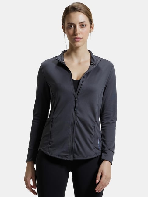 Jockey MW67 Women's Microfiber Relaxed fit Jacket with Curved Back Hem and StayDry Treatment