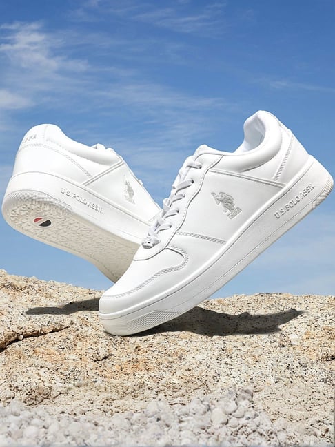 Mens Off White Polo Sneakers Buy Polo Men's JAXON Off White Casual Sneakers  For