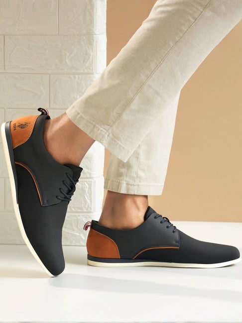 Buy U.S. Polo Assn. Men's LUCIUS 3.0 Navy Derby Shoes for Men at Best Price  @ Tata CLiQ