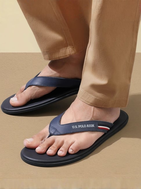 Buy Polo Men's Navy Thong Sandals for Men at Best Price