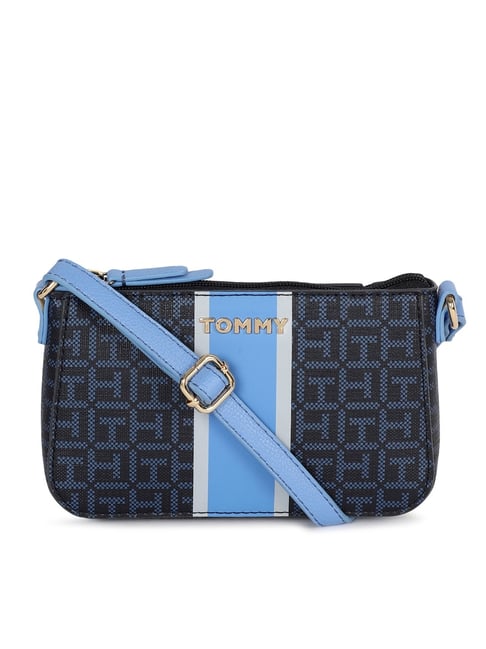 TOMMY HILFIGER Blue JOCELYN II Logo Cross Body Bag