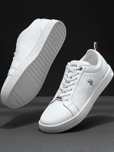 Buy Polo Men's Off White Casual Sneakers for Men at