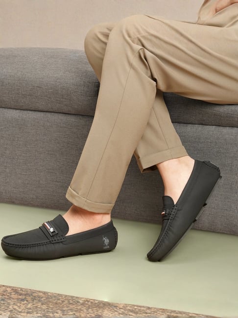 U.S. Polo Assn. Men's Black Casual Loafers-picture-46