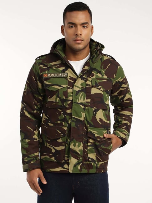 MOUNTMILLER Men's Camouflage M65 Ripstop Field Hooded Tactical Jacket-picture-17