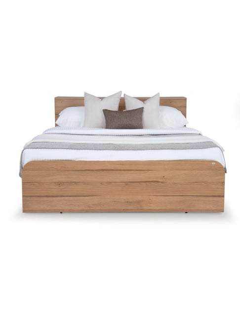 Buy Durian Vienta Brentwood Oak Brown Engineered Wood Queen Bed at