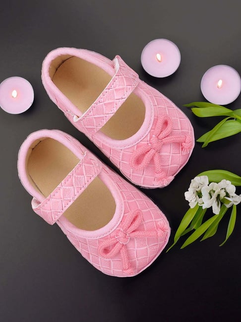 Buy Baby Moo Girls Pink Casual Wear Booties for Girls at Best