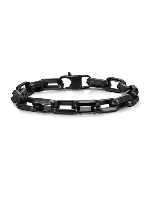 Peora Black Stainless Steel Bracelet-picture-46