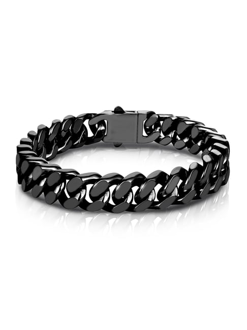 Peora Black Stainless Steel Bracelet-picture-33