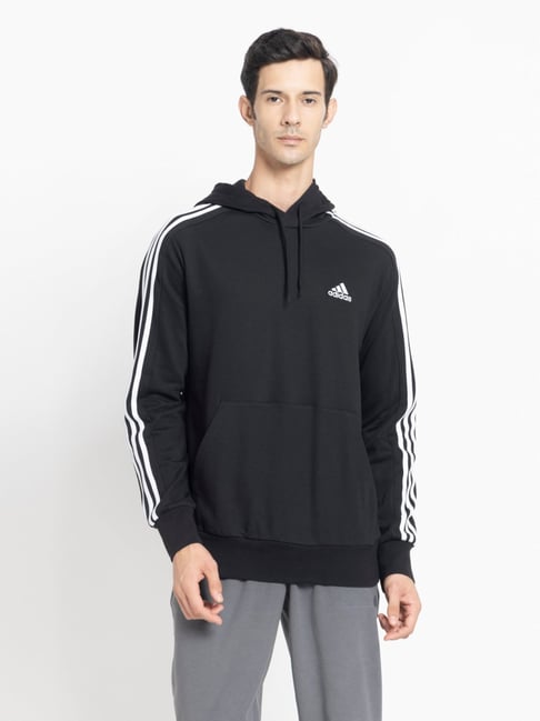 Adidas Black M 3S FT HD Hoodie