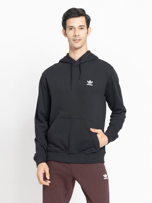 Adidas Originals Black ESS HD Hoodie-picture-27