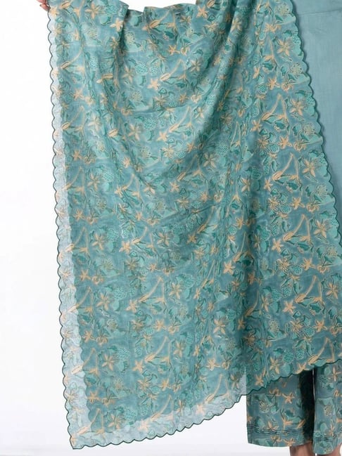 Dharan Gulista Green Dupatta-picture-47