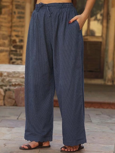 Dharan Scallop Blue Pants-picture-43