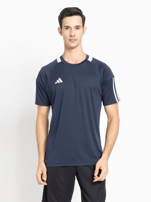 Adidas Blue M SERENO 3S T-Shirt