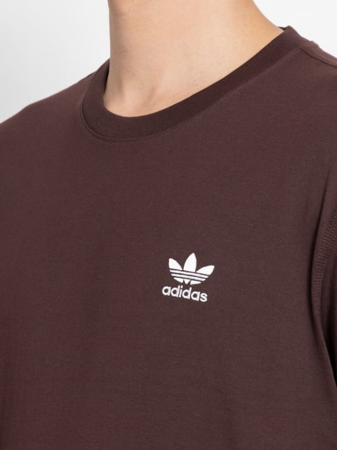 Buy Adidas Originals Brown ESS T-Shirt Online Tata CLiQ