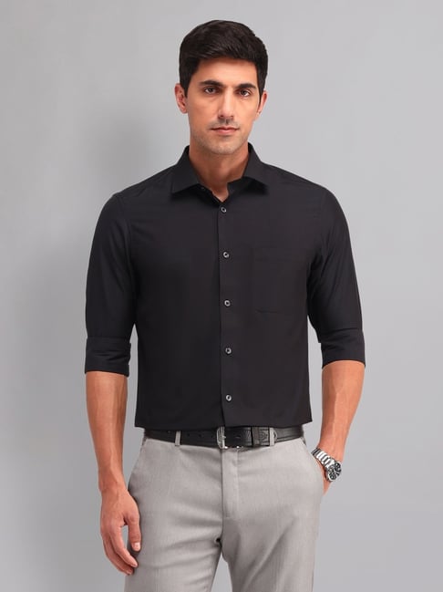 Ad By Arvind Black Regular Fit Shirt-picture-36