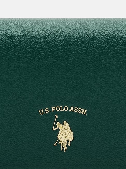 Polo Green Logo Sling Handbag