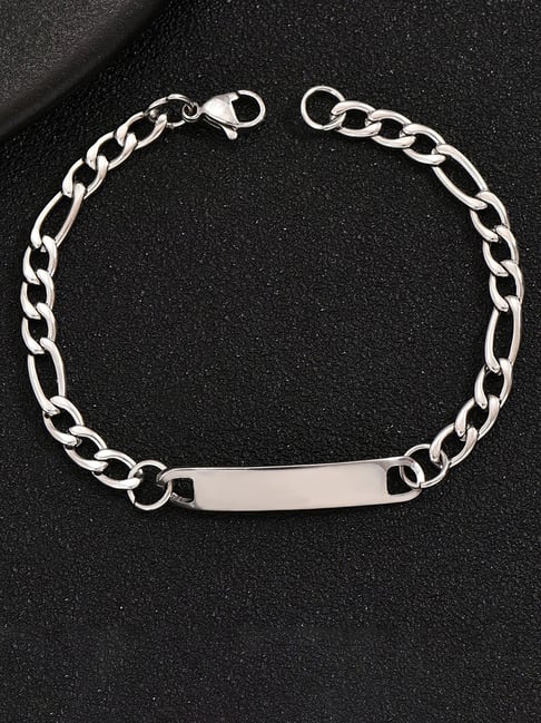 Peora Silver Stainless Steel Bracelet-picture-32