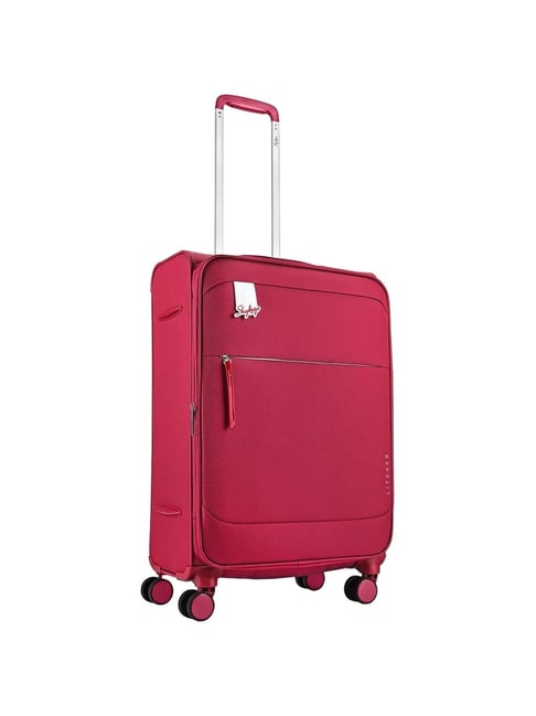 Buy Skybags Red Wheels Small Soft Cabin Trolley Bag Online At