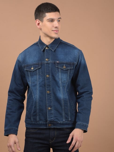 Cantabil Men's Blue Solid Full Sleeves Jacket-picture-26