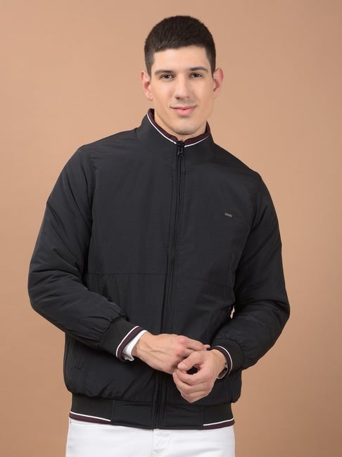 Cantabil Men's Black Solid Full Sleeves Jacket-picture-30