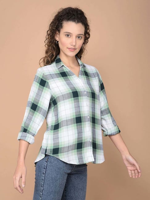 Crimsoune Club Green Chequered Shirt-picture-15