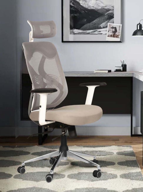 Trevi White Spider High Back Office Chair