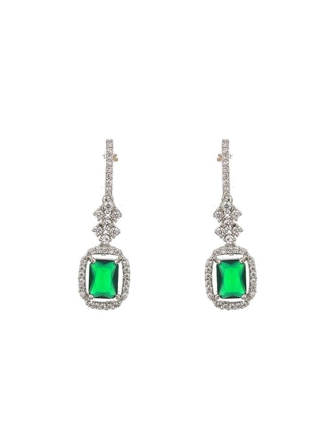 Saraf RS Jewellery Silver Statement Brass Earrings for Women-picture-40